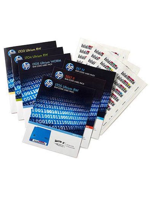 Paquete De Etiquetas De Código De Barras HP LTO6 Ultr RW 100' Q2013A