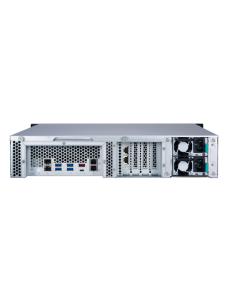QNAP TS-h1277XU-RP - Servidor NAS - 12 compartimentos - montaje en bastidor - SATA 6Gb/s - RAID 0, 1, 5, 6, 10, 50, JBOD, 5 Hot 