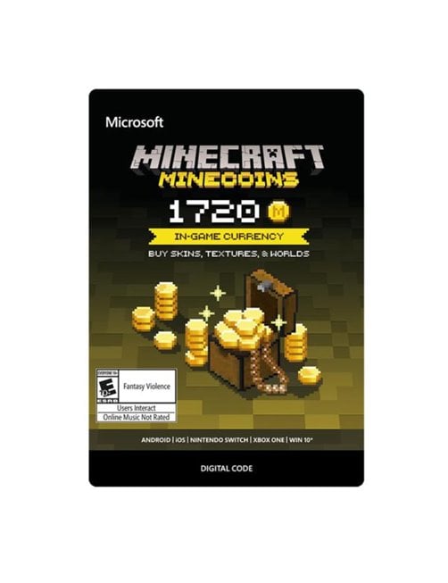 Minecraft - Divisa virtual - 1720 monedas - ESD