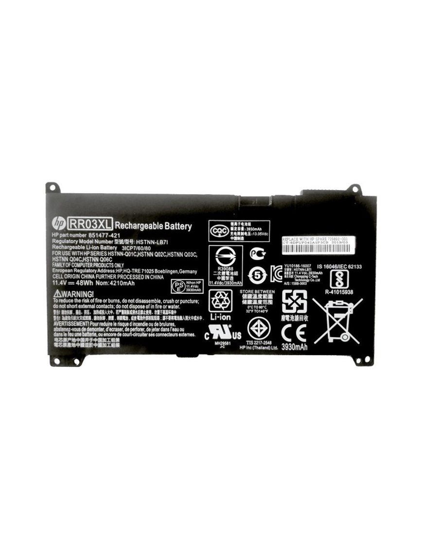 Batería Original HP RR03XL HSTNN-Q02C HP ProBook 430 440 450 455 47...  