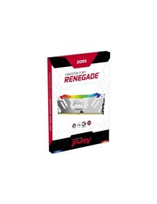 Memoria RAM Kingston FURY Renegade White RGB DDR5 / 6000MT/S / 32GB (2x16) / Non-ECC / CL32 / XMP 3.0 / KF560C32RWAK2-32