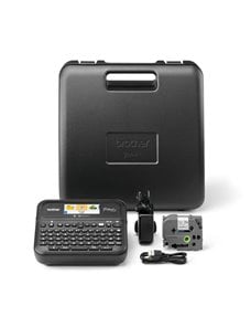 Rotuladora electrónica Brother P-Touch con pantalla a color, teclado y conexión a PC y móvil PT-D610BTVP