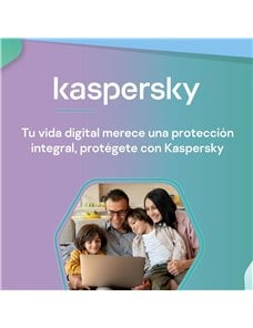 Licencia Antivirus Kaspersky Plus 5 dispositivos, 3 cuentas, 1 año, descargable KL1042DDEFS