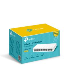 TP-Link LiteWave LS1008 - Conmutador - sin gestionar - 8 x 10/100 - sobremesa
