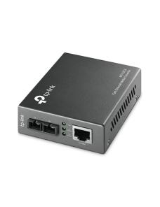 TP-Link MC110CS - Conversor de soportes de fibra - 100Mb LAN - 10Base-T, 100Base-FX, 100Base-TX - RJ-45 / modo sencillo SC - has