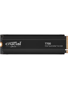 Disco en estado sólido Crucial T700 SSD 1TB, PCIe Gen5 NVMe, M.2, con disipador de calor CT1000T700SSD5